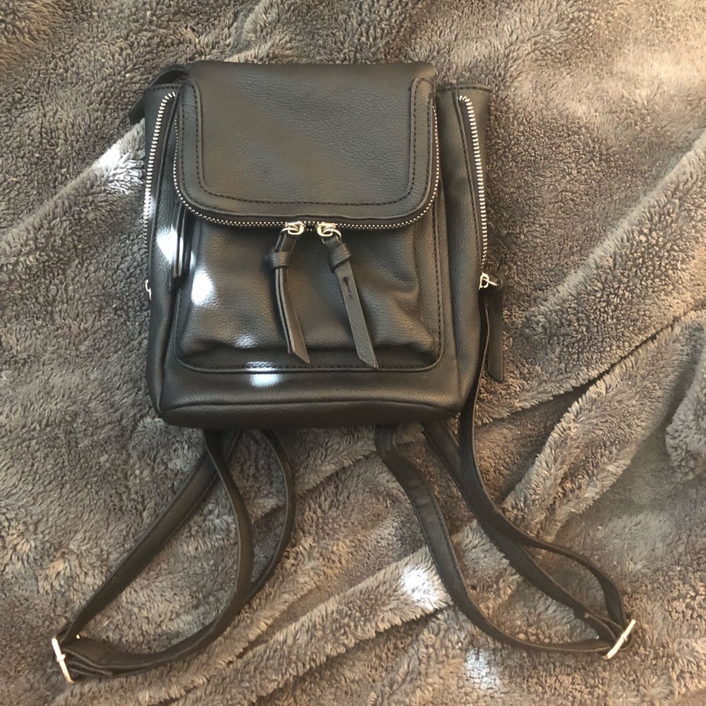 Black Mini Backpack